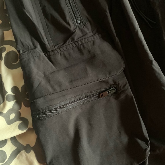 Represent 247 Pants | Black nylon cargo | LARGE - Picture 5 of 8